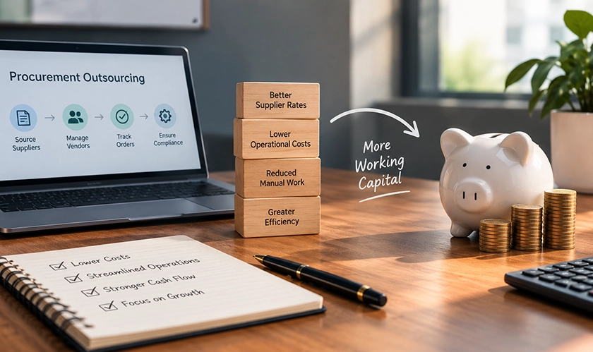 How Procurement Outsourcing Reduces Costs and Frees Up Cash
